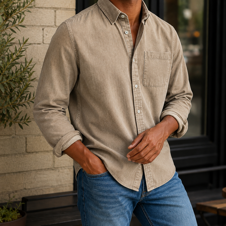 Carter Chambray Skjorta
