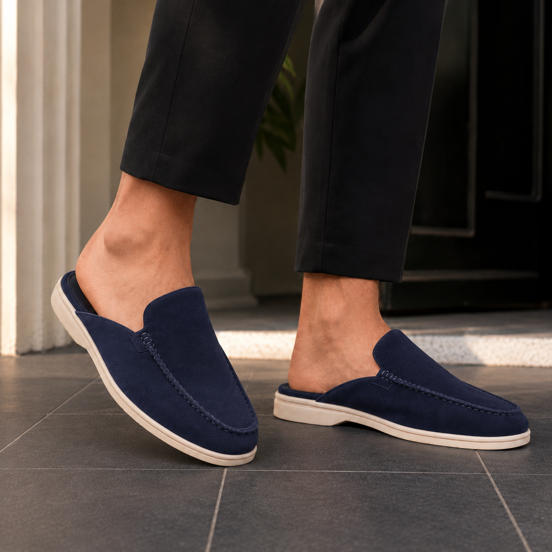 Ruggeri Suede Mule Loafers