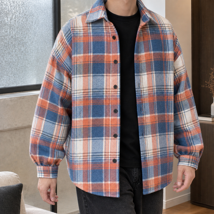 Ludovic-Stone Rutig Overshirt