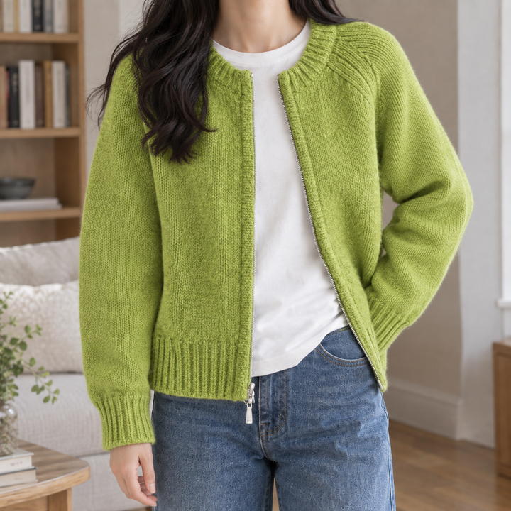 Nora-Skye Zip Cardigan