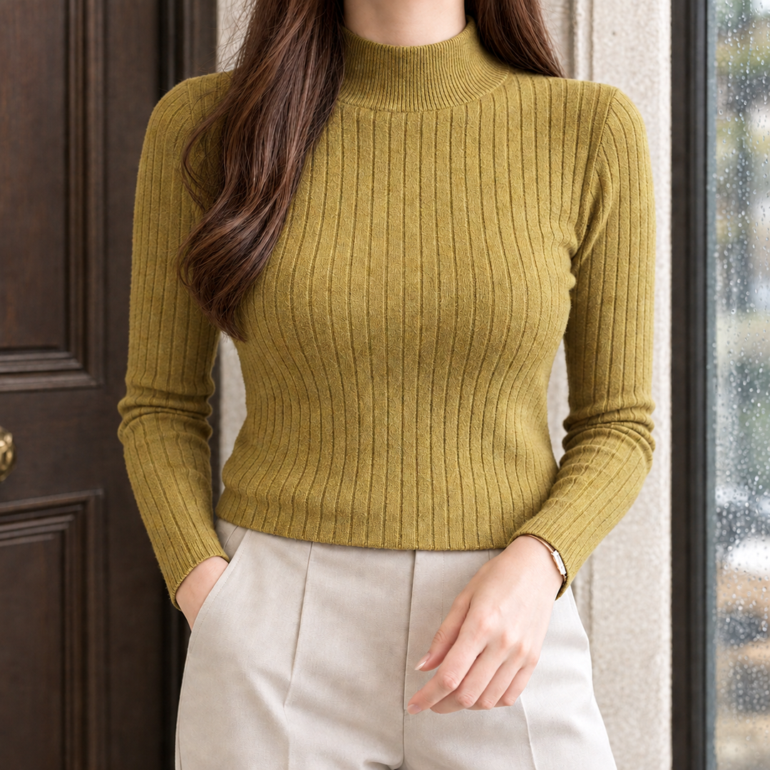 Bettina-Skye Mock Neck Top