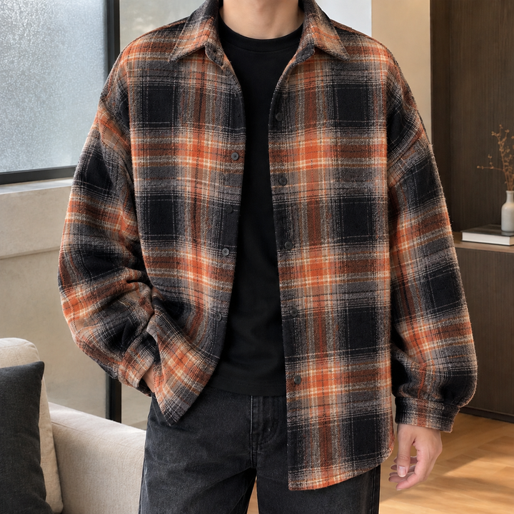 Ludovic-Stone Rutig Overshirt