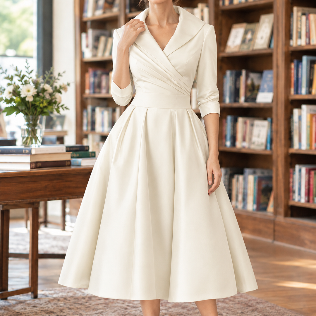 Tessa Wrap Midi Klänning