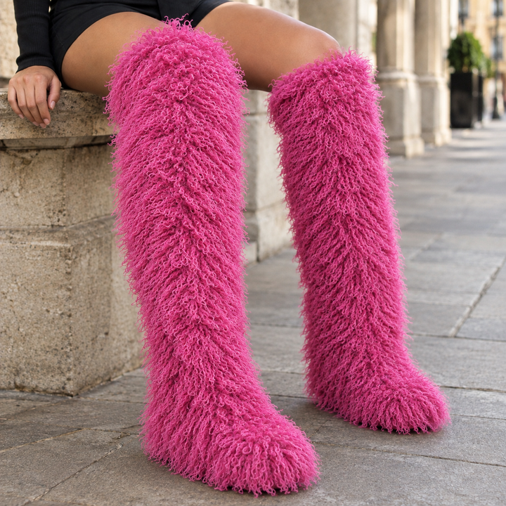 Bembo Shaggy Boots