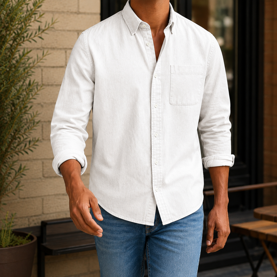 Carter Chambray Skjorta