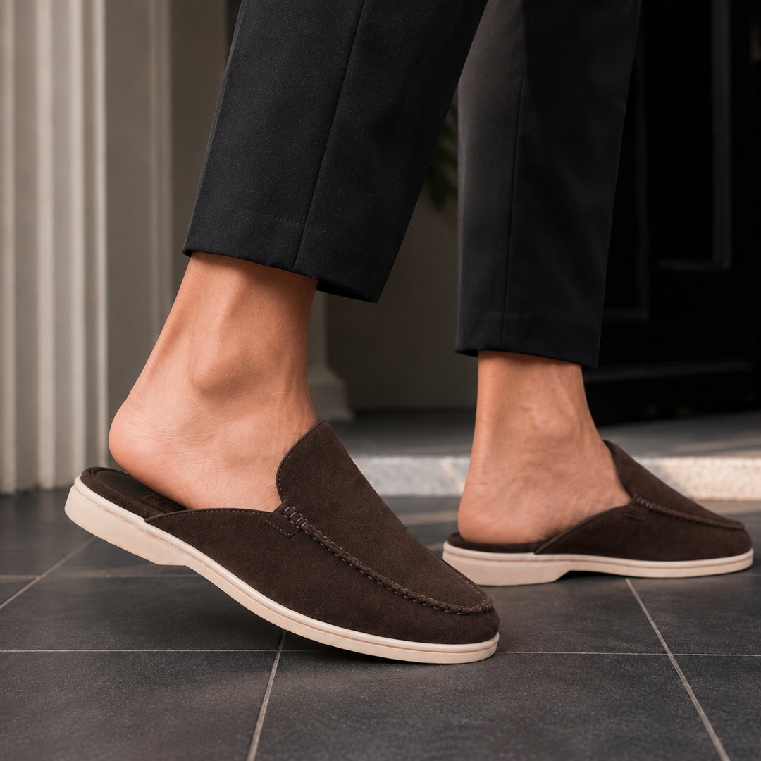 Ruggeri Suede Mule Loafers