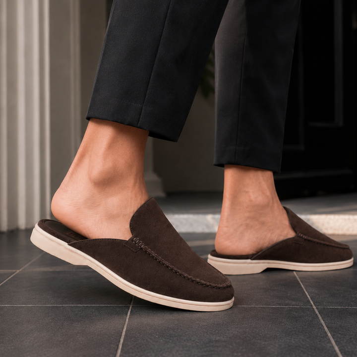 Ruggeri Suede Mule Loafers